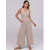 imageANRABESS Women Jumpsuits Sleeveless V Neck Elegant Dressy Casual Backless One Piece Pants Romper 2025 Summer OutfitsKhaki