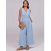 imageANRABESS Women Jumpsuits Sleeveless V Neck Elegant Dressy Casual Backless One Piece Pants Romper 2025 Summer OutfitsSky