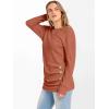 imageANRABESS Women Long Sleeve Tunic Top with Leggings Crewneck Ribbed Knit Buttons Shirts 2025 Fall Casual Lightweight SweatersBurnt Orange