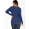 imageANRABESS Women Long Sleeve Tunic Top with Leggings Crewneck Ribbed Knit Buttons Shirts 2025 Fall Casual Lightweight SweatersDark Blue