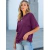 imageANRABESS Women Oversized T Shirts Short Sleeve Summer Casual Loose Top Basic Tee with PocketDark Purple