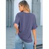 imageANRABESS Women Oversized T Shirts Short Sleeve Summer Casual Loose Top Basic Tee with PocketGray Blue