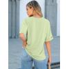 imageANRABESS Women Oversized T Shirts Short Sleeve Summer Casual Loose Top Basic Tee with PocketLight Green