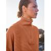 imageANRABESS Women Quarter Zip Oversized Casual Loose Rib Knit Cozy Pullover Sweaters Top 2025 Fall Fashion Outfits ClothesBrick  Orange Rust