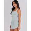imageANRABESS Women Rompers Running Exercise Workout Set One Piece Jumpsuits Gym Yoga Outfits 2025 Summer Active Wear ClothesCyan