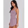 imageANRABESS Women Rompers Running Exercise Workout Set One Piece Jumpsuits Gym Yoga Outfits 2025 Summer Active Wear ClothesGrey Purple