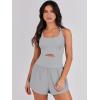 imageANRABESS Women Rompers Running Exercise Workout Set One Piece Jumpsuits Gym Yoga Outfits 2025 Summer Active Wear ClothesLight Grey
