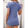 imageANRABESS Women Shirts Summer Sweaters Regular Fit Short Sleeve Tunic Tops 2025 Dressy Casual Business BlousesBlue