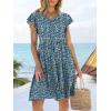 imageANRABESS Women Summer Casual 2025 Ruffle Sleeveless V Neck Short Sundress Flowy Aline Cute Beach Mini Dress with PocketsBlue White Floral