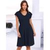 imageANRABESS Women Summer Casual 2025 Ruffle Sleeveless V Neck Short Sundress Flowy Aline Cute Beach Mini Dress with PocketsNavy Blue