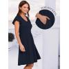 imageANRABESS Women Summer Casual 2025 Ruffle Sleeveless V Neck Short Sundress Flowy Aline Cute Beach Mini Dress with PocketsNavy Blue