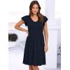 imageANRABESS Women Summer Casual 2025 Ruffle Sleeveless V Neck Short Sundress Flowy Aline Cute Beach Mini Dress with PocketsNavy Blue