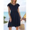 imageANRABESS Women Summer Casual 2025 Ruffle Sleeveless V Neck Short Sundress Flowy Aline Cute Beach Mini Dress with PocketsNavy Blue