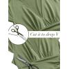imageANRABESS Women Summer Deep V Neck Short Sleeve Dresses Slit Elegant Wedding Guest Formal Cocktail Evening Maxi Long DressKhaki