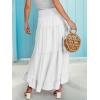 imageANRABESS Women Summer Maxi Skirt Elastic High Waist Flowy Boho Casual Tiered Aline Long Beach Skirts 2025 Trendy OutfitsWhite