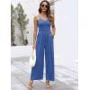 imageANRABESS Women V Neck Spaghetti Strap Wide Leg Dressy Jumpsuits 2025 Summer Casual One Piece Jumper Romper Outfits ampamp PocketsBlue