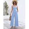 imageANRABESS Women V Neck Spaghetti Strap Wide Leg Dressy Jumpsuits 2025 Summer Casual One Piece Jumper Romper Outfits ampamp PocketsLight Blue