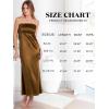 imageANRABESS Women Wedding Guest Maxi Dress Strapless Satin Tube Bodycon Backless Cocktail Formal Dresses 2025 FallBrown