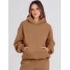 imageANRABESS Womens 2 Piece Outfits Lounge Hoodie Oversized Sweatshirt Jogger Sweatpants Y2K Tracksuit Sweatsuit Set Fall ClothesBurnt Orange Brown