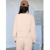 imageANRABESS Womens 2 Piece Outfits Lounge Sets Cropped Sweatshirt ampamp Joggers Fashion Sweatsuit Sweat Set 2025 Fall TravelApricot