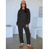 imageANRABESS Womens 2 Piece Outfits Lounge Sets Cropped Sweatshirt ampamp Joggers Fashion Sweatsuit Sweat Set 2025 Fall TravelBlack