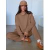 imageANRABESS Womens 2 Piece Outfits Lounge Sets Cropped Sweatshirt ampamp Joggers Fashion Sweatsuit Sweat Set 2025 Fall TravelCamel