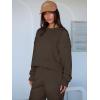 imageANRABESS Womens 2 Piece Outfits Lounge Sets Cropped Sweatshirt ampamp Joggers Fashion Sweatsuit Sweat Set 2025 Fall TravelCoffee