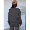 imageANRABESS Womens 2 Piece Outfits Lounge Sets Cropped Sweatshirt ampamp Joggers Fashion Sweatsuit Sweat Set 2025 Fall TravelDark Grey