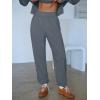 imageANRABESS Womens 2 Piece Outfits Lounge Sets Cropped Sweatshirt ampamp Joggers Fashion Sweatsuit Sweat Set 2025 Fall TravelLeaden