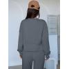imageANRABESS Womens 2 Piece Outfits Lounge Sets Cropped Sweatshirt ampamp Joggers Fashion Sweatsuit Sweat Set 2025 Fall TravelLeaden