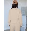 imageANRABESS Womens 2 Piece Outfits Lounge Sets Cropped Sweatshirt ampamp Joggers Fashion Sweatsuit Sweat Set 2025 Fall TravelLighter Khaki