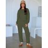 imageANRABESS Womens 2 Piece Outfits Lounge Sets Cropped Sweatshirt ampamp Joggers Fashion Sweatsuit Sweat Set 2025 Fall TravelOlive