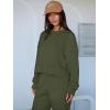 imageANRABESS Womens 2 Piece Outfits Lounge Sets Cropped Sweatshirt ampamp Joggers Fashion Sweatsuit Sweat Set 2025 Fall TravelOlive