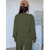imageANRABESS Womens 2 Piece Outfits Lounge Sets Cropped Sweatshirt ampamp Joggers Fashion Sweatsuit Sweat Set 2025 Fall TravelOlive