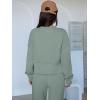 imageANRABESS Womens 2 Piece Outfits Lounge Sets Cropped Sweatshirt ampamp Joggers Fashion Sweatsuit Sweat Set 2025 Fall TravelPea Green
