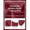 imageANRABESS Womens 2 Piece Outfits Lounge Sets Cropped Sweatshirt ampamp Joggers Fashion Sweatsuit Sweat Set 2025 Fall TravelWine Red