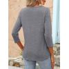 imageANRABESS Womens 34 Length Sleeve Tops 2025 Summer Tee TShirts Boat Neck Tunic Travel Basic Blouses Fall Fashion ClothesGrey