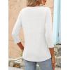 imageANRABESS Womens 34 Length Sleeve Tops 2025 Summer Tee TShirts Boat Neck Tunic Travel Basic Blouses Fall Fashion ClothesWhite