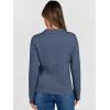 imageANRABESS Womens Cable Knit Sweaters Long Sleeve V Neck Sweater Tops Casual Pullover Polo Shirts 2025 Fall Fashion OutfitsDeep Blue