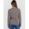 imageANRABESS Womens Cable Knit Sweaters Long Sleeve V Neck Sweater Tops Casual Pullover Polo Shirts 2025 Fall Fashion OutfitsGrey Coffee