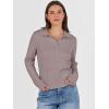 imageANRABESS Womens Cable Knit Sweaters Long Sleeve V Neck Sweater Tops Casual Pullover Polo Shirts 2025 Fall Fashion OutfitsPurple Taupe