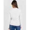 imageANRABESS Womens Cable Knit Sweaters Long Sleeve V Neck Sweater Tops Casual Pullover Polo Shirts 2025 Fall Fashion OutfitsWhite