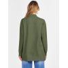 imageANRABESS Womens Cardigan Open Front Long Sleeve Shawl Neck Dressy Casual Knit Sweaters 2025 Fall Trendy Outerwear CoatArmy Green