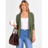 imageANRABESS Womens Cardigan Open Front Long Sleeve Shawl Neck Dressy Casual Knit Sweaters 2025 Fall Trendy Outerwear CoatArmy Green