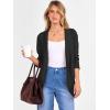 imageANRABESS Womens Cardigan Open Front Long Sleeve Shawl Neck Dressy Casual Knit Sweaters 2025 Fall Trendy Outerwear CoatBlack