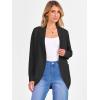 imageANRABESS Womens Cardigan Open Front Long Sleeve Shawl Neck Dressy Casual Knit Sweaters 2025 Fall Trendy Outerwear CoatBlack