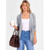 imageANRABESS Womens Cardigan Open Front Long Sleeve Shawl Neck Dressy Casual Knit Sweaters 2025 Fall Trendy Outerwear CoatGrey