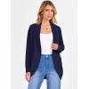 imageANRABESS Womens Cardigan Open Front Long Sleeve Shawl Neck Dressy Casual Knit Sweaters 2025 Fall Trendy Outerwear CoatNavy Blue