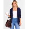 imageANRABESS Womens Cardigan Open Front Long Sleeve Shawl Neck Dressy Casual Knit Sweaters 2025 Fall Trendy Outerwear CoatNavy Blue