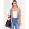 imageANRABESS Womens Cardigan Open Front Long Sleeve Shawl Neck Dressy Casual Knit Sweaters 2025 Fall Trendy Outerwear CoatTan